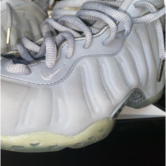Nike Air Foamposite Pro One PRM Wolf Grey Suede - Picture 5 of 16